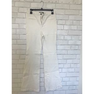 Jealous Tomato - White Flare Pants NWT